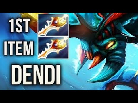 19 min Rapier 1st item 1 Hit Kill Dendi Weaver fun with GF Dota 2 7.02