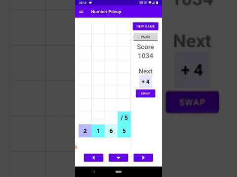 Number Pileup Tile Puzzle Video