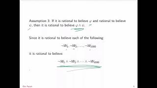 Week 14, lecture 4 - The Lottery Paradox