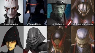 Every Single Imperial Inquisitor In Star Wars [Canon]