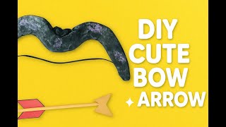 DIY Bow and Arrow | Easy Craft for Kids | Fun Handmade Craft at Home #creativeideas #diy #diycrafts