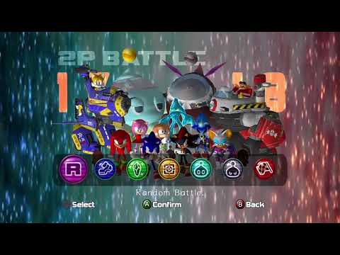 Sonic Adventure 2 - Action Race Battle (Multiplayer Footage)