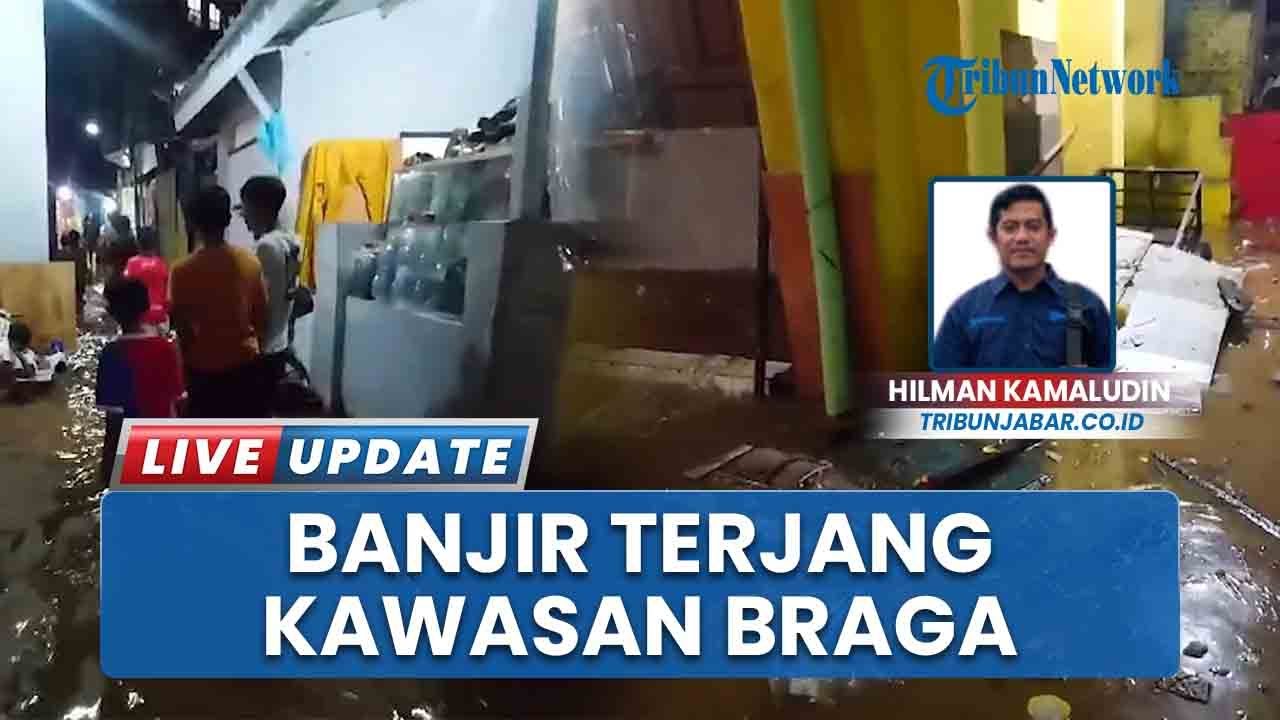 250 Permukiman Warga di Braga Bandung Diterjang Banjir akibat Luapan Sungai Cikapundung