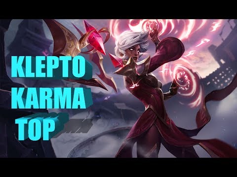 How not to play League of Legends: TILTERELLA'S KLEPTO KARMA TOP