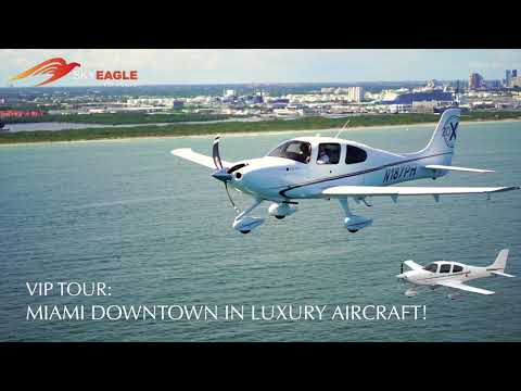SkyEagle Air Tours - nossos melhores passeios aéreos turísticos pela costa de Miami e Fort Lauderdale