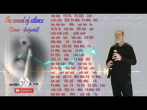 The sound of silence (Simon & Garfunkel) flauto dolce tenore, tenor recorder, flauta doce tenor