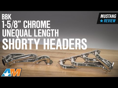 1986-1993 Mustang 5.0L BBK 1-5/8"Chrome Unequal Length Shorty Headers Review