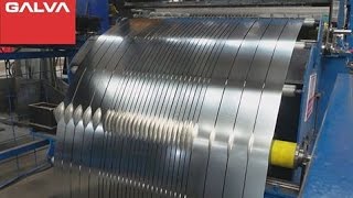30 bıçak galvaniz dilmenin güzelliği - Beauty of galvanized slitting w