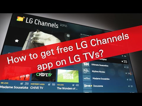 Comment installer les chaînes LG sur webOS s'il n'est pas disponible dans le magasin de contenu LG ?