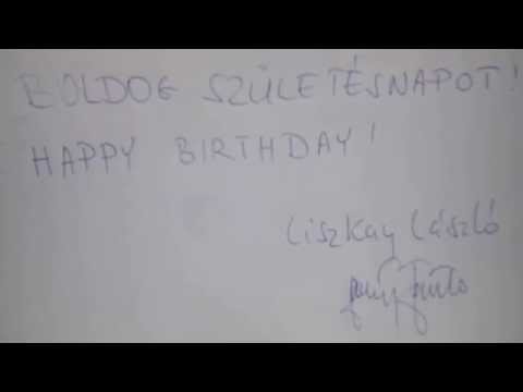 Boldog születésnapot! - Happy birthday! - Liszkay László