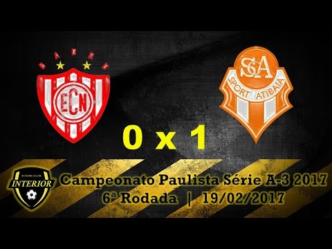 NOROESTE 0 X 1 ATIBAIA - CAMPEONATO PAULISTA SÉRIE A3 2017 - 6ª RODADA