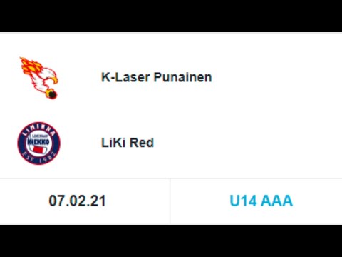 K-Laser Punainen vs LiKi Red (U14 AAA)