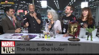 John Lee, Scott Adsit, and Judith Roberts Stop By Marvel LIVE! at NYCC 2014