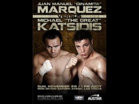 Juan Manuel Marquez vs Michael Katsidis Nov 27, 2010 HBO/Int'l English Feed Commentary 720p 60FPS