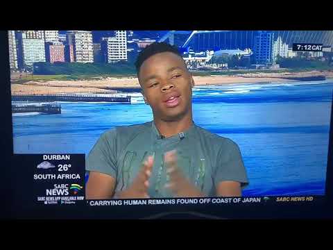 U Ntencane live ku SABC News ehamba ne manager yakhe usanele Hlongwa.