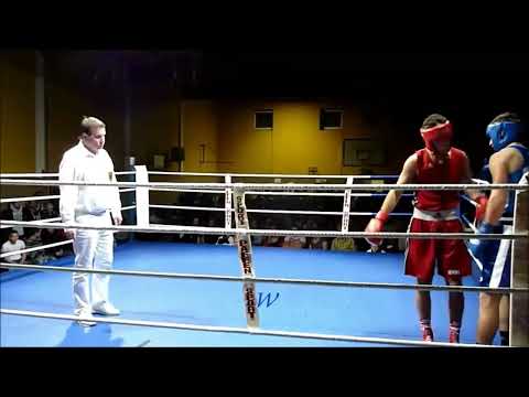 Boxen Meisterschaft-Finale RRW - Gialluca Taccia vs. Sascha Strack
