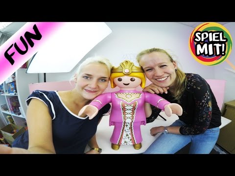 Playmobil XXL Prinzessin trifft Spiel mit mir Kinderspielzeug | VLOG Follow me around mit Nina Kathi