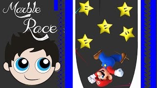 Marble Race 5 KP's Marble Madness Made in Algodoo - Kinder Playtime