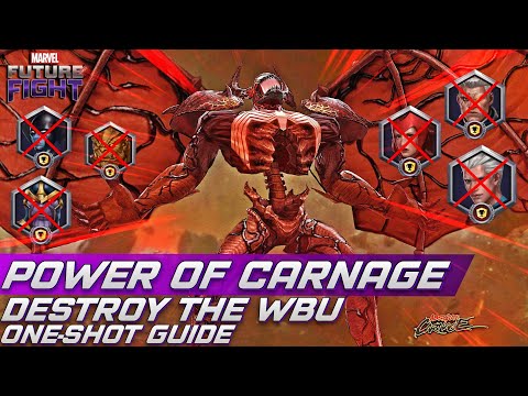 Carnage One Shot WBU Guide - Marvel Future Fight ( One Shot Guide )