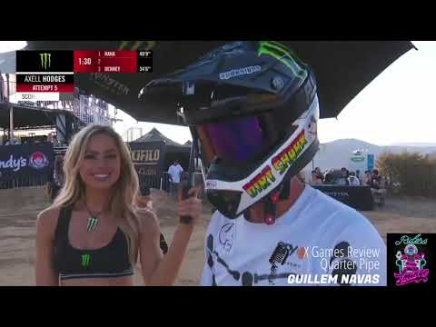 How to approach the X Games Quarter Pipe like Colby Raha or Axell Hodges with Guillem Navas