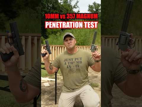 10MM vs 357 MAG (Penetration Test)