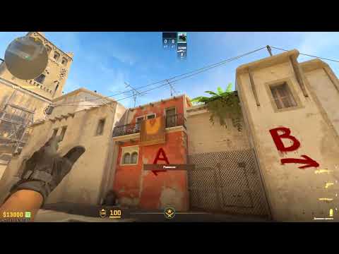 огромный мета смок в коннектор с Т спавна на карте мираж в новой кс 2