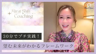 【4月7日】鈴木実歩さん「30分でプチ実践！望む未来がわかるフレームワーク」