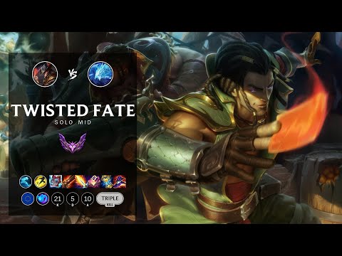 Twisted Fate Mid vs Anivia - EUW Master Patch 12.17
