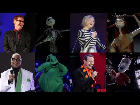 The Nightmare Before Christmas | Voice Cast | Live vs Animation | Side By Side Comparison