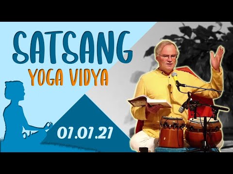 Ankommenssatsang + Mantren und Meditation mit Sukadev - Yoga Vidya Ashram Live 20:00 - 01.01.2021