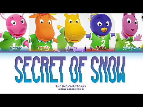 Backyardigans 'The Secret of Snow' Lyrics (Color Coded Lyrics)