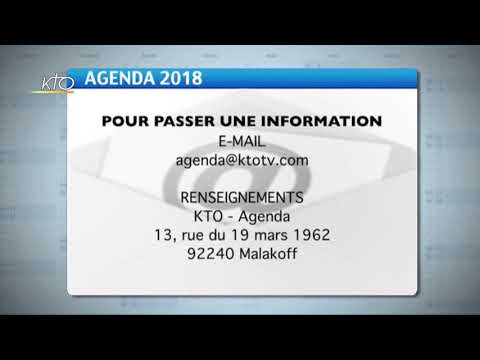 Agenda du 30 avril 2018