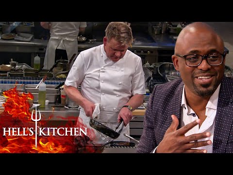 Gordon Cooks For Wayne Brady After Chefs Fail | Hell's Kitchen