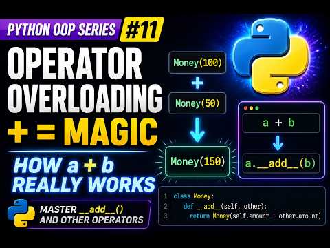 Operator Overloading In Python Python Oop Series 11