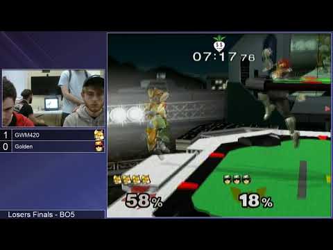 SSS 12.2 SSBM - GWM420 (Fox) vs. Golden (C. Falcon) - Melee LF