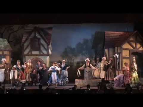 Thumbnail from Belle lyric video Beauty and the Beast Broadway