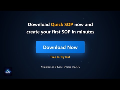 Quick SOP video preview