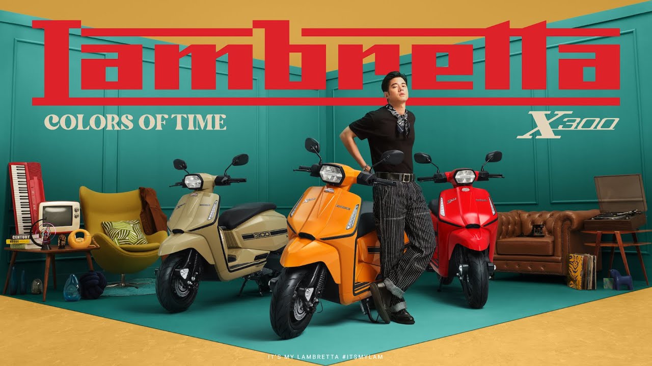 New Colors! LAMBRETTA X300 SR - Colors of time