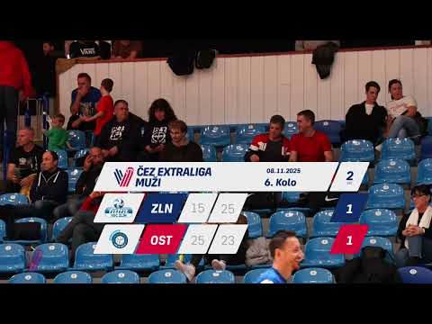 SESTŘIH | 6. kolo VSC Fatra Zlín vs VK Ostrava