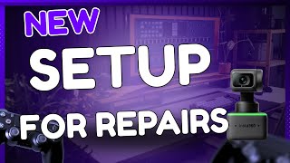 Showing my New Setup for Filming Repairs 4K Webcam Instalink 360