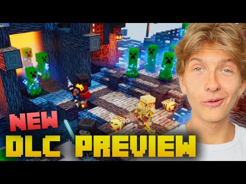 NEW DLC Preview! (Mob Waves Mode, Gameplay Trailer, +) Minecraft Dungeons Creeping Winter DLC Update