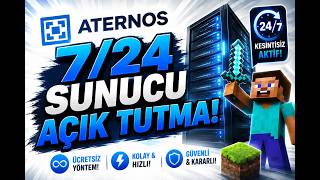 Aternos nasıl 7/24 açık sunucu yapılır? 2026-27 güncel!!