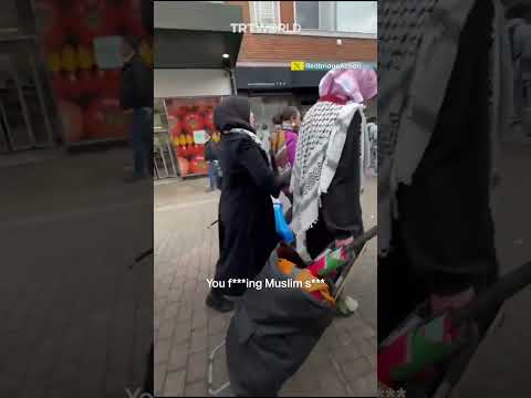 UK man harasses pro-Palestine activists
