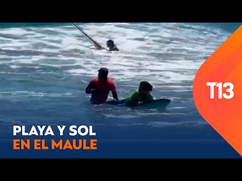 Vacaciones en el Maule: Pelluhue invita a surfear y comer delicias del mar