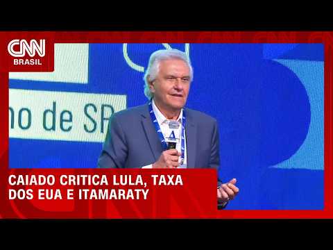 Eleições 2026: Ronaldo Caiado critica Lula, taxa dos EUA e Itamaraty em fórum | HORA H