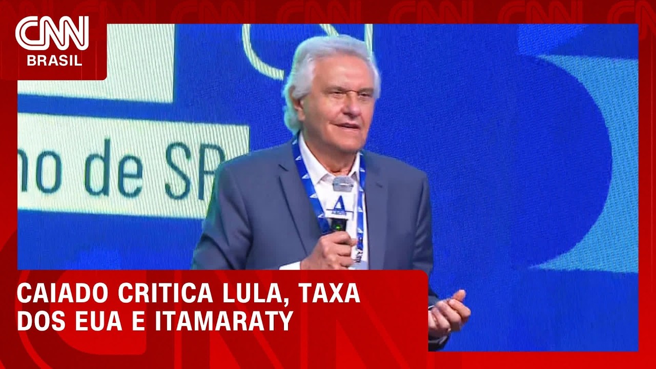 Eleições 2026: Ronaldo Caiado critica Lula, taxa dos EUA e Itamaraty em fórum | HORA H