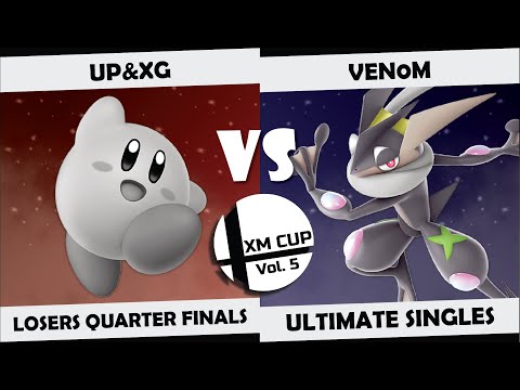 XM Cup Vol. 5 - UP&XG (Kirby) vs Ven0m (Greninja) | Ultimate Losers Quarter Finals