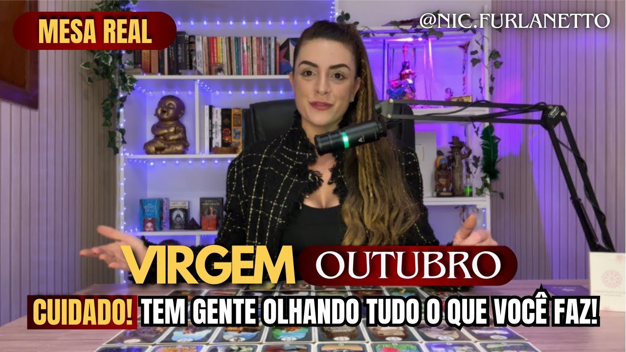 VIRGEM - TEM GENTE QUERENDO TE PASSAR PRA TRÁS - MESA REAL - OUTUBRO #tarot #previsão #virgem
