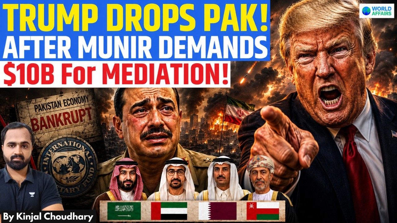 Trump Dumps Pakistan - US Drops Munir From Iran Mediation After $10B Demand & INTEL Red FLAG? Kinjal
