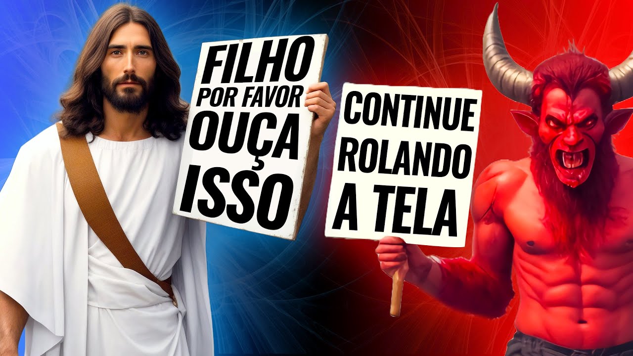 JESUS: Filho, por favor, ME ESCUTE! Não ouça o INIMIGO!